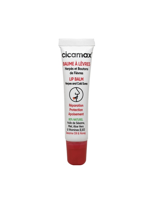 CICAMAX HERPÈS ET BOUTONS BAUME À LÈVRES 15 ML
