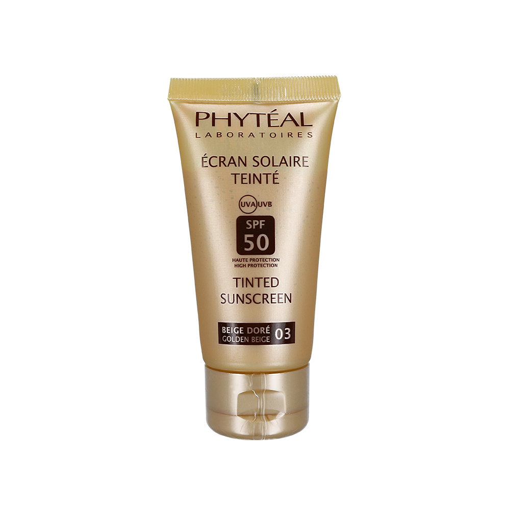 PHYTÉAL ÉCRAN TEINTÉ DORÉ SPF 50, 50 ML