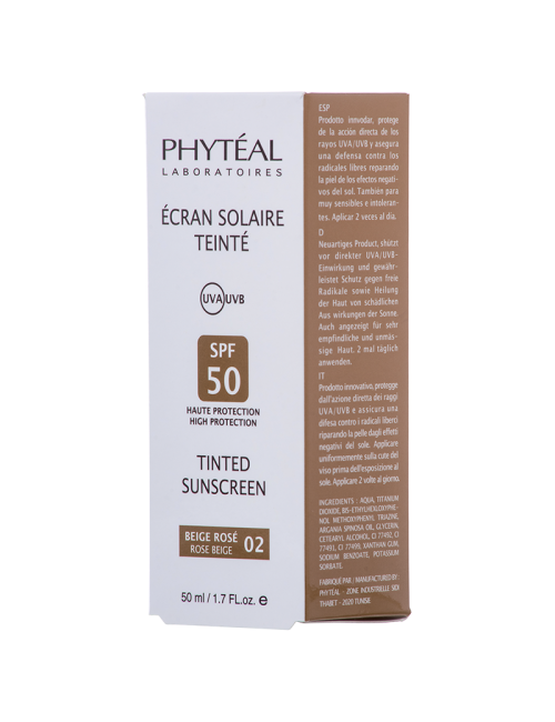 PHYTÉAL ÉCRAN TEINTÉ ROSÉ SPF 50, 50 ML