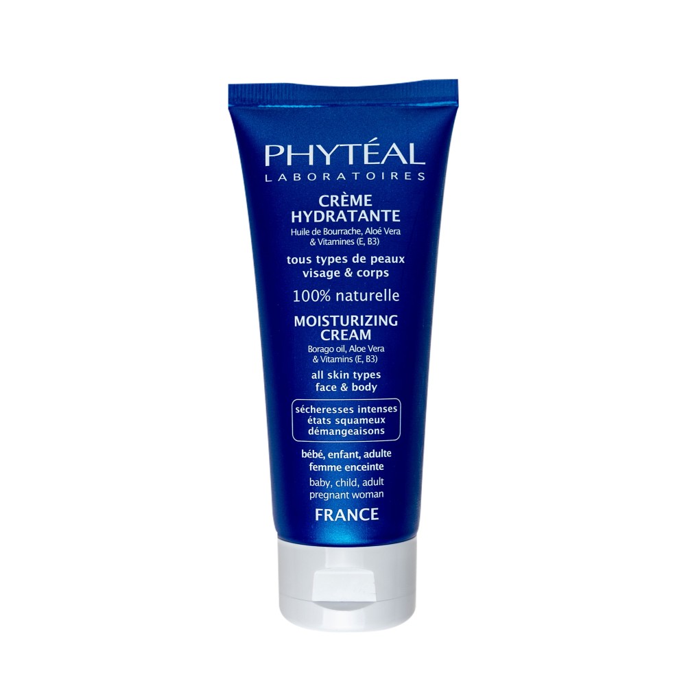 PHYTÉAL CRÈME HYDRATANTE VISAGE ET CORPS TOUT TYPE DE PEAU À L'HUILE DE BOURRACHE 100 ML V01