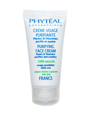 PHYTÉAL CRÈME VISAGE PURIFIANTE PEAUX GRASSES AUX EXTRAITS DE PLANTES 50 ML