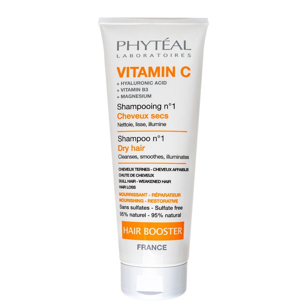 PHYTÉAL VITAMINE C SHAMPOOING BOOSTER N°1 CHEVEUX SECS 250 ML