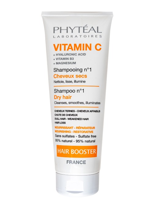PHYTÉAL VITAMINE C SHAMPOOING BOOSTER N°1 CHEVEUX SECS 250 ML