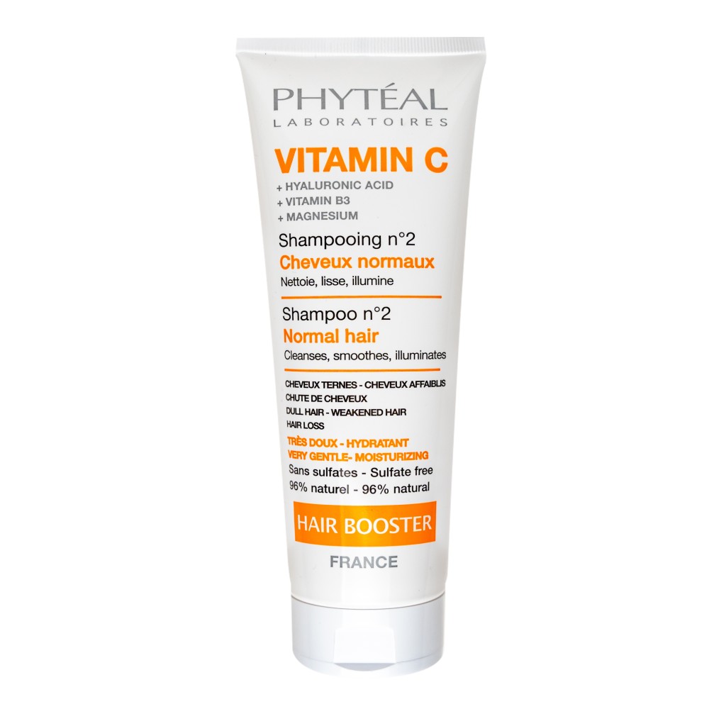 PHYTÉAL VITAMINE C SHAMPOOING BOOSTER N°2 CHEVEUX NORMAUX 250 ML
