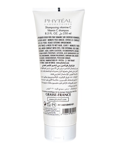 PHYTÉAL VITAMINE C SHAMPOOING BOOSTER N°2 CHEVEUX NORMAUX 250 ML