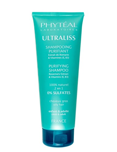 ULTRALISS SHAMPOOING PURIFIANT CHEVEUX GRAS AU ROMARIN 250 ML